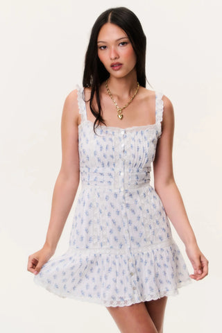 Andela Dress in Indigo Cloud