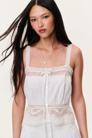 Anoria Cotton Lace Top