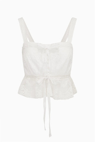 Anoria Cotton Lace Top