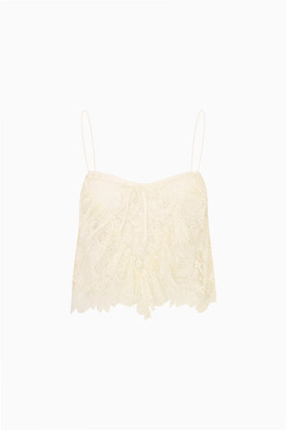 Auraveyn Lace Ruffle Cami