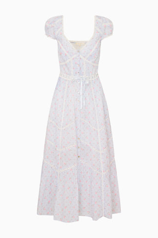 Aurela Dress in Chapparal Blue