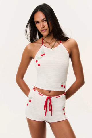Nandie Shorts in Cherry Sail
