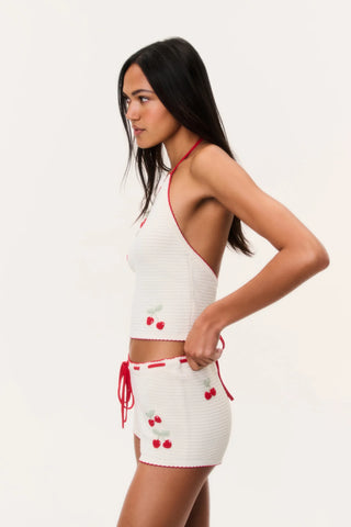 Nandie Shorts in Cherry Sail