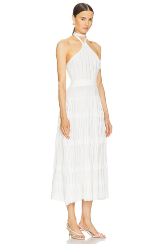 Alexis Myla Knit Halter Dress in White