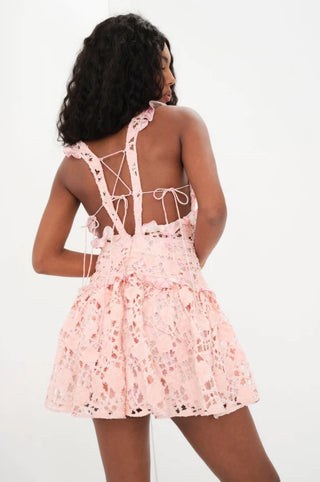 FLL Alessia Mini Dress in Pink