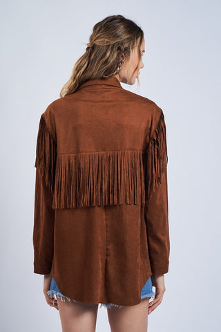 All-Fired Rustic Fringe Jacket