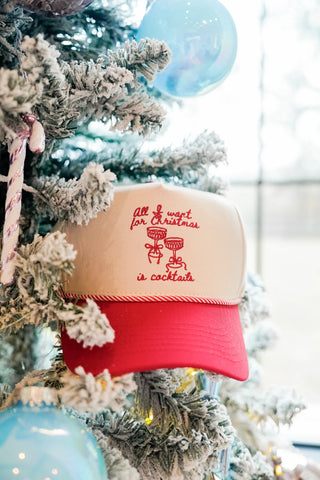 All I Want for Christmas Vintage Trucker Hat
