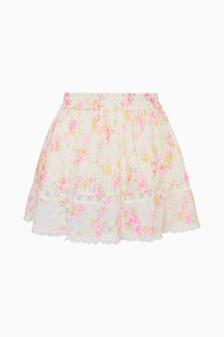 Amrina Skirt in White Peach