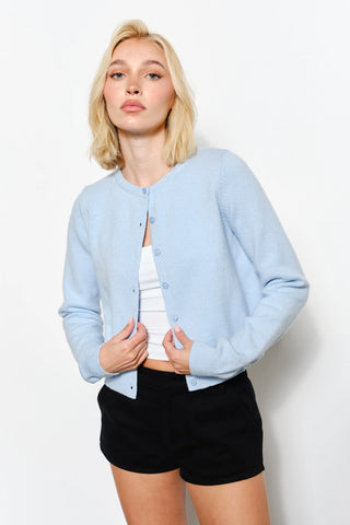 Annabelle Knit Cardigan in Blue