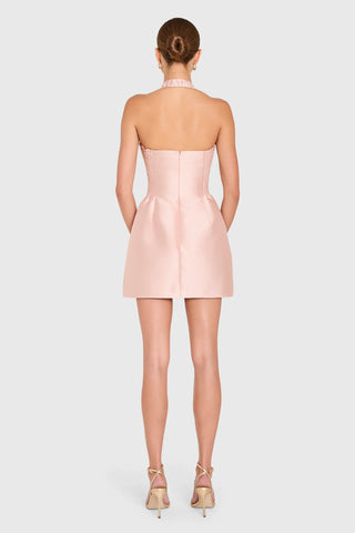 Antonella Mini Dress in Mochi