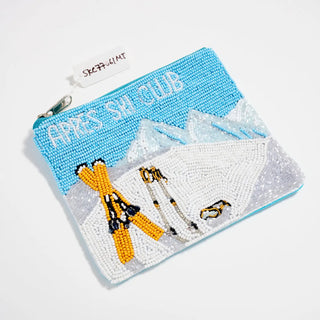 Apres Ski Club Beaded Pouch