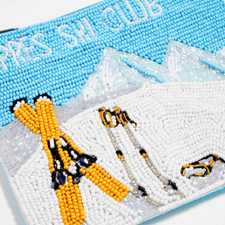 Apres Ski Club Beaded Pouch
