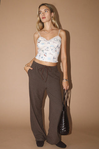 Apres Ski Lace Trim Cami Top