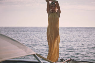 April Dress in Canary