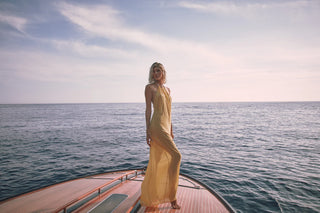 April Dress in Canary