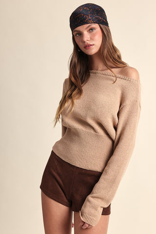 Arielle Off Shoulder Sweater