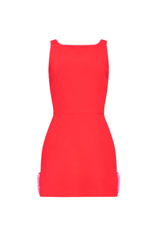 Avellina Skort Romper in Crimson