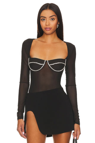 Carter Diamante Bodysuit