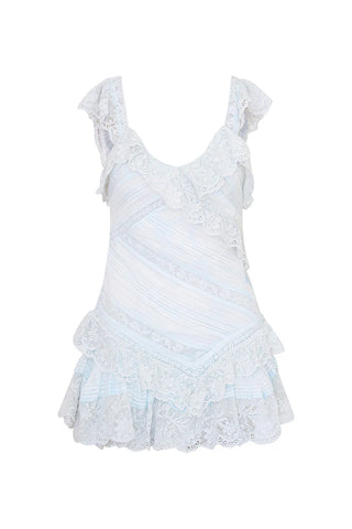 Loveshackfancy Bensley Dress in Moonstone