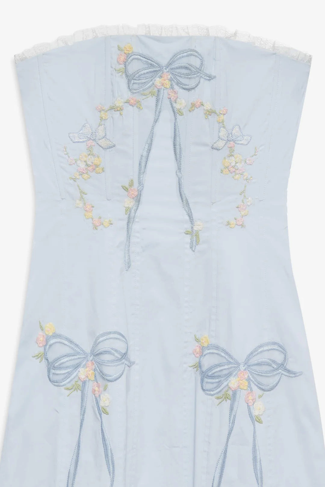 baby bows patchwork midi dress Baby Bows Patchwork Midi Dress