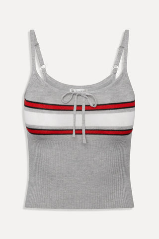 Barrymore Knit Tank in Mochi Stripe