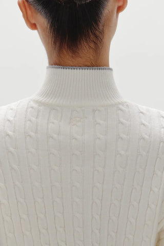 Bea Cloud Knit Zip Up Sweater