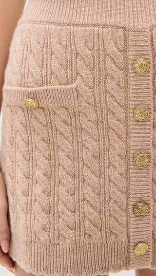 Berritt Cashmere & Wool Miniskirt