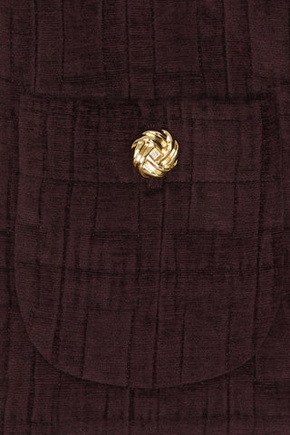 Braswell Jacket in Aubergine