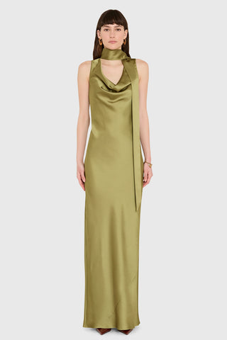 Paula Bias Cut Maxi Dress
