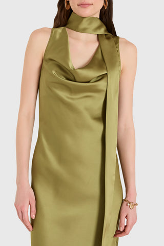 Paula Bias Cut Maxi Dress