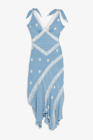 Stormie Dot Midi Dress