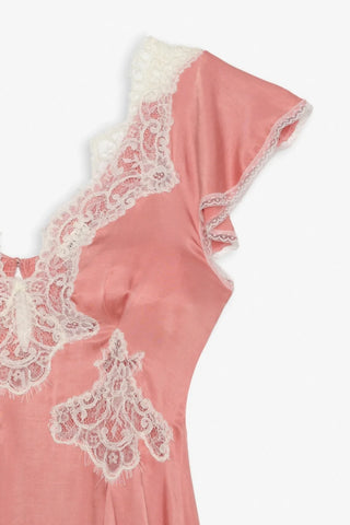 Luna Rose Mini Dress in Coral Pink