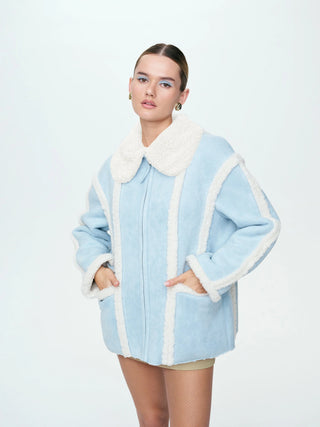 Kiara Jacket in Baby Blue
