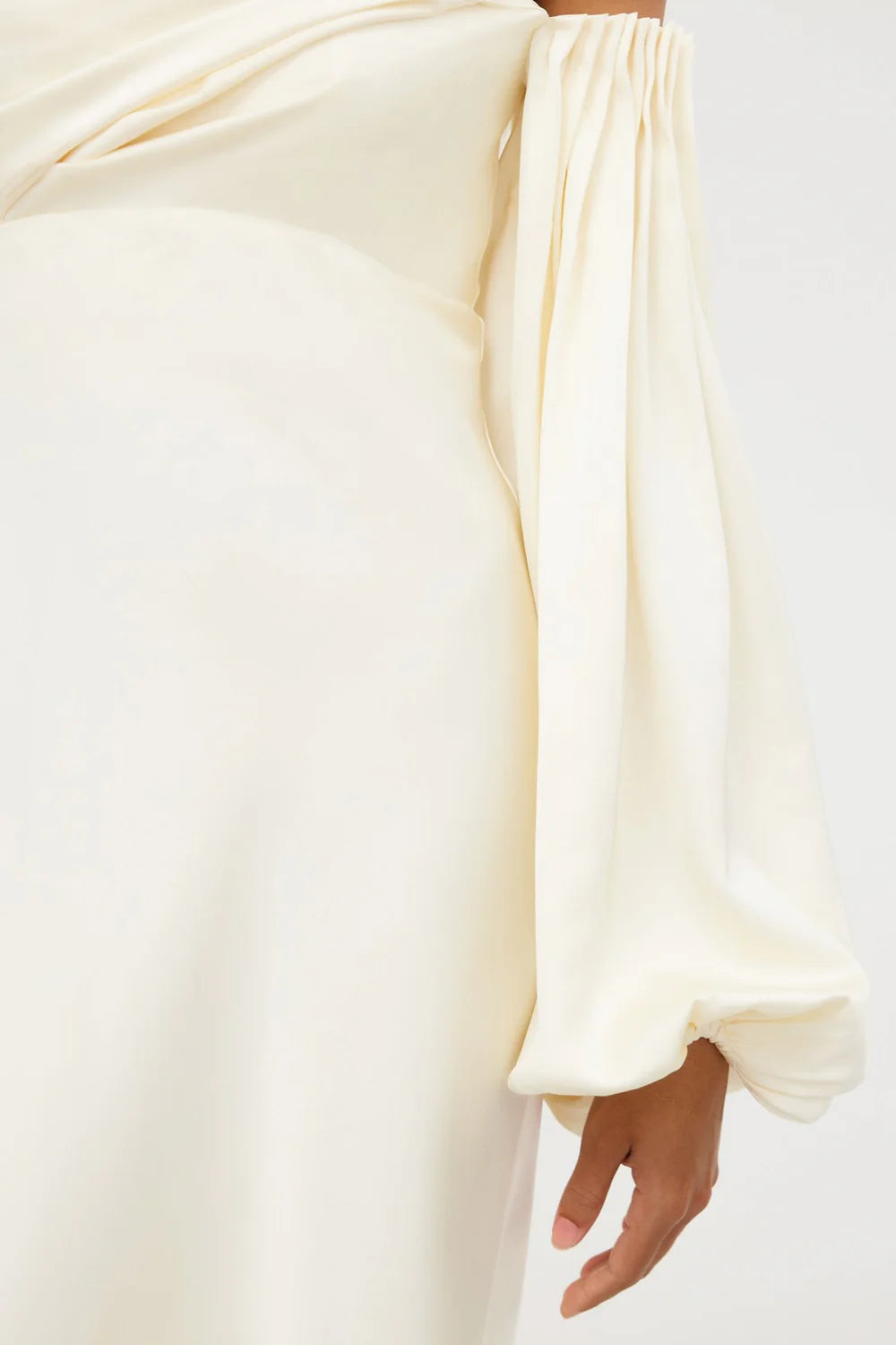 significant other danika long-sleeve off-the-shoulder satin maxi dress SO ONLINE AU Danika Off Shoulder Midi Dress, Charcoal, AU10 US6