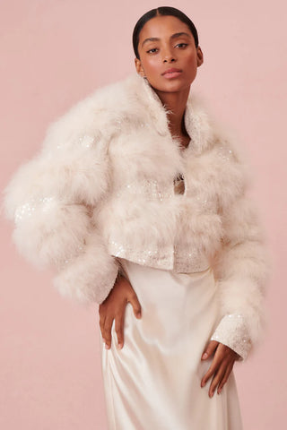 Bardot Sylvie Faux Fur beleaguered Jacket