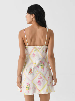 Calima Mini Slip Dress in Tutti Frutti