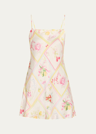 Calima Mini Slip Dress in Tutti Frutti