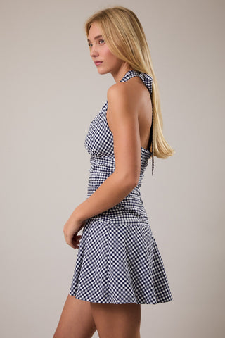 Chase Gingham Mini Dress