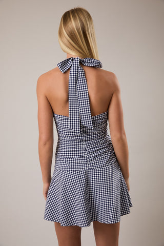 Chase Gingham Mini Dress