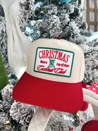 Christmas Cocktail Club Vintage Trucker Hat