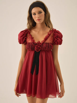 Claudine Chiffon Mini Dress
