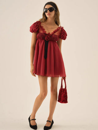 Claudine Chiffon Mini Dress