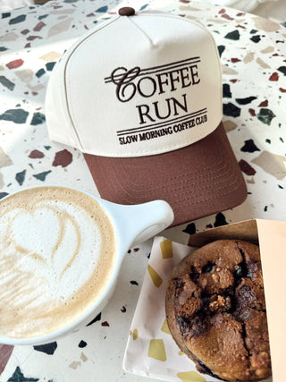 Coffee Run Vintage Trucker Hat