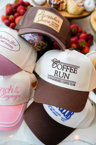 Coffee Run Vintage Trucker Hat