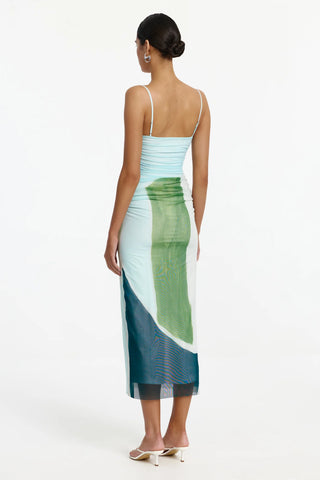 Yusra Mesh Midi Dress