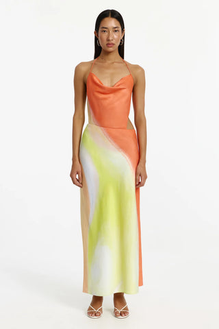 Milou Satin Maxi Dress