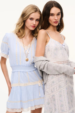 Devella Cotton Victorian Mini Dress