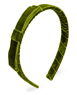 Dakota Bow Headband in Green