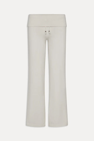 Dawson Knit Foldover Pants in Honeymoon