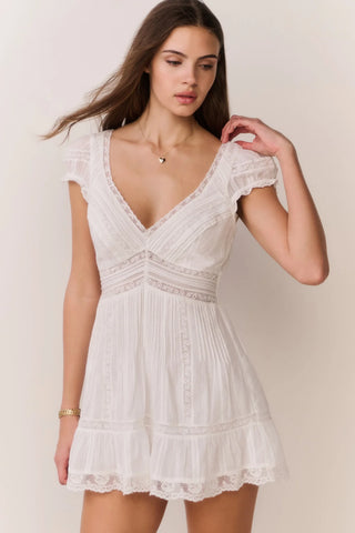 Edena Dress in White